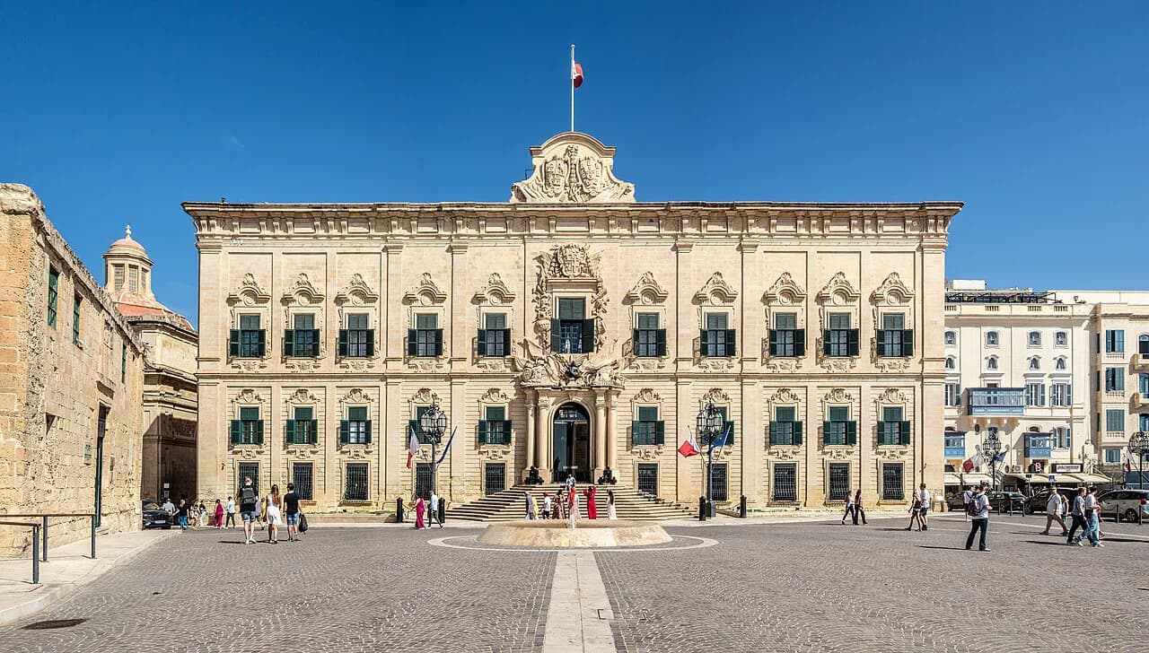Auberge de Castille, Valletta: Visiting the Prime Minister's Office