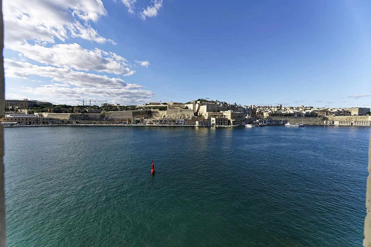 Valletta across Grand Harbour, seen from Senglea.