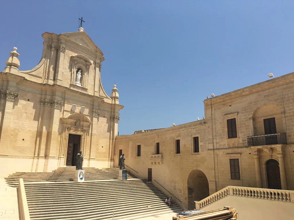The Cathedral of the Assumption in the Citadel of Victoria, Gozo.