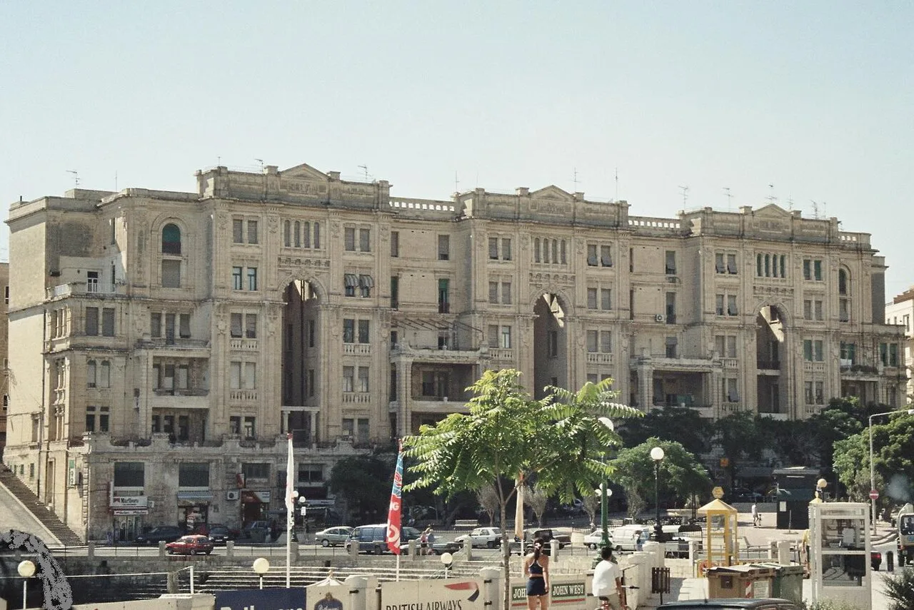 The Balluta Buildings on the St Julian's seafront.