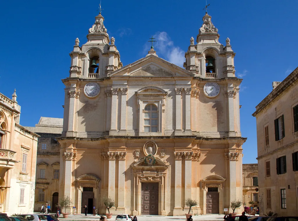 St Paul's Cathedral in Mdina.