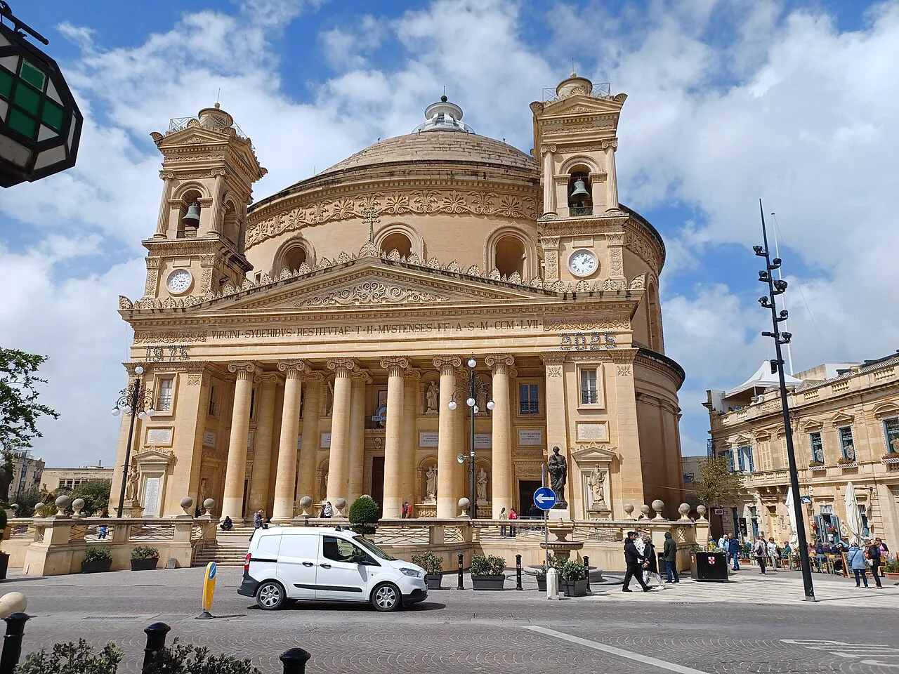 The Rotunda of Mosta seen from the square.