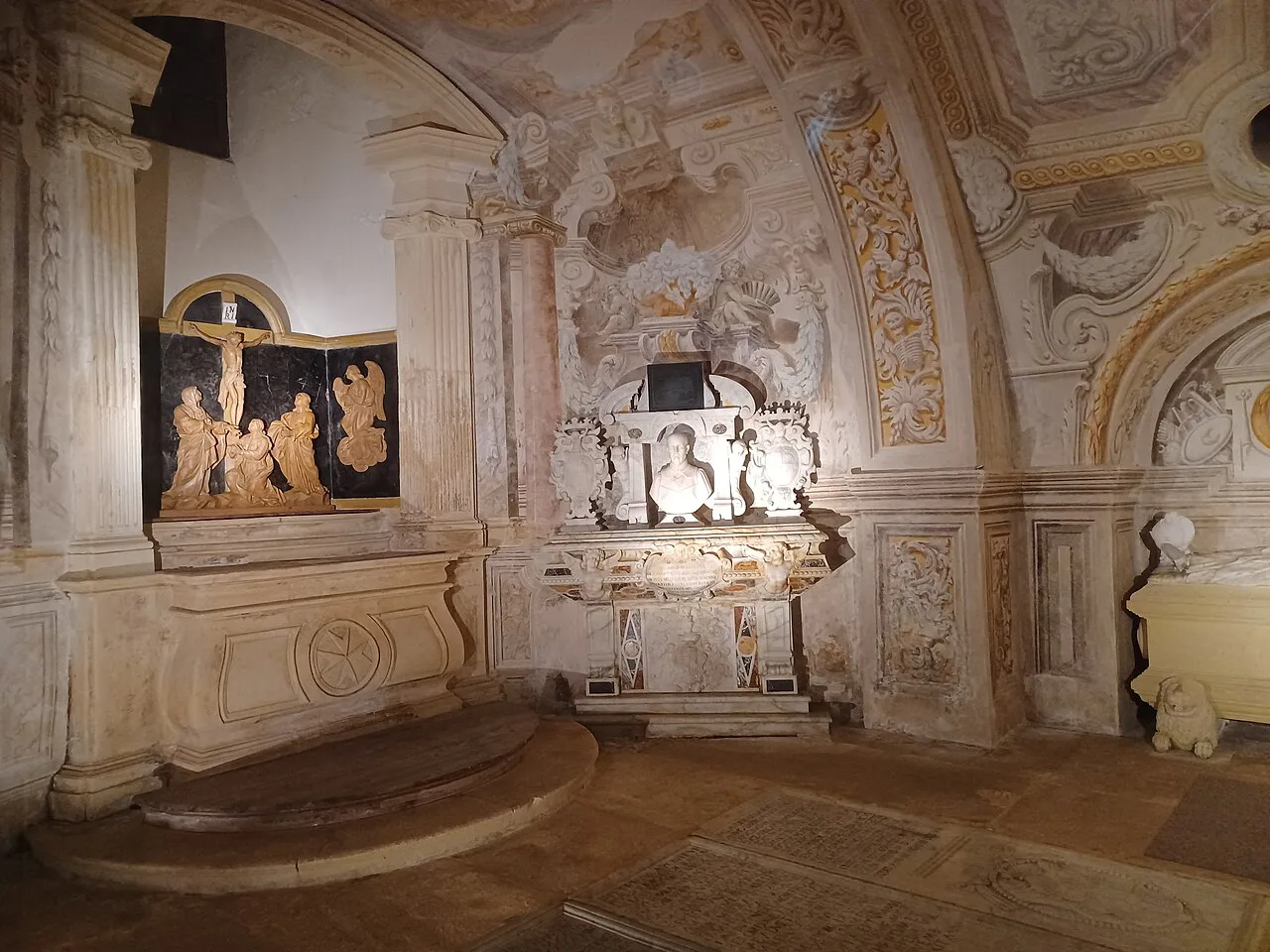 A chapel inside St John's Co-Cathedral in Valletta.