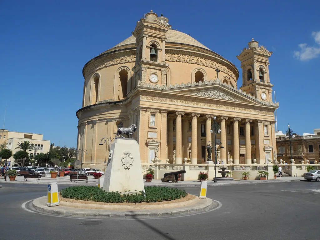 The Rotunda of Mosta, in central Malta.
