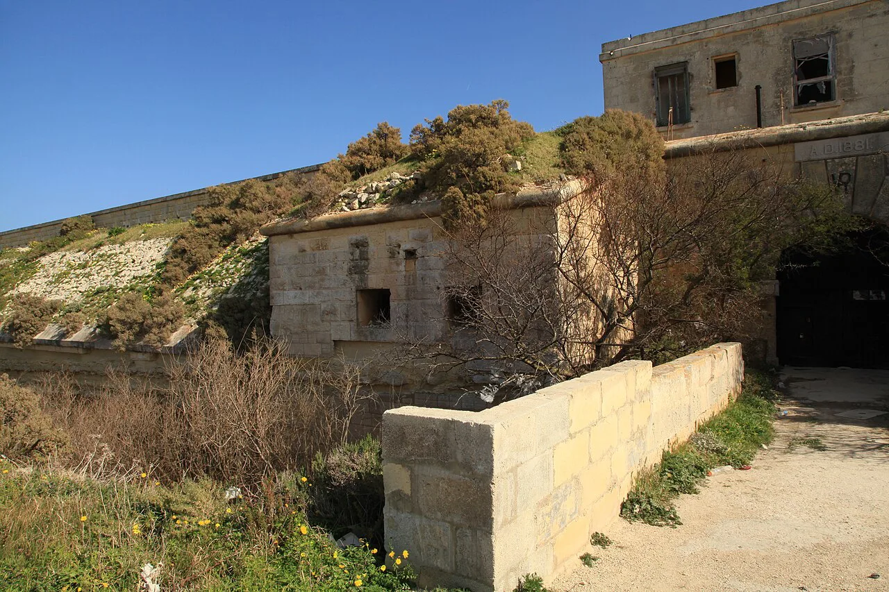 Fort Delimara near Marsaxlokk.