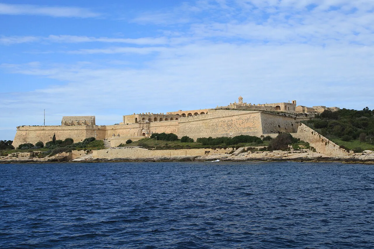 The bastions of Fort Manoel on Manoel Island.