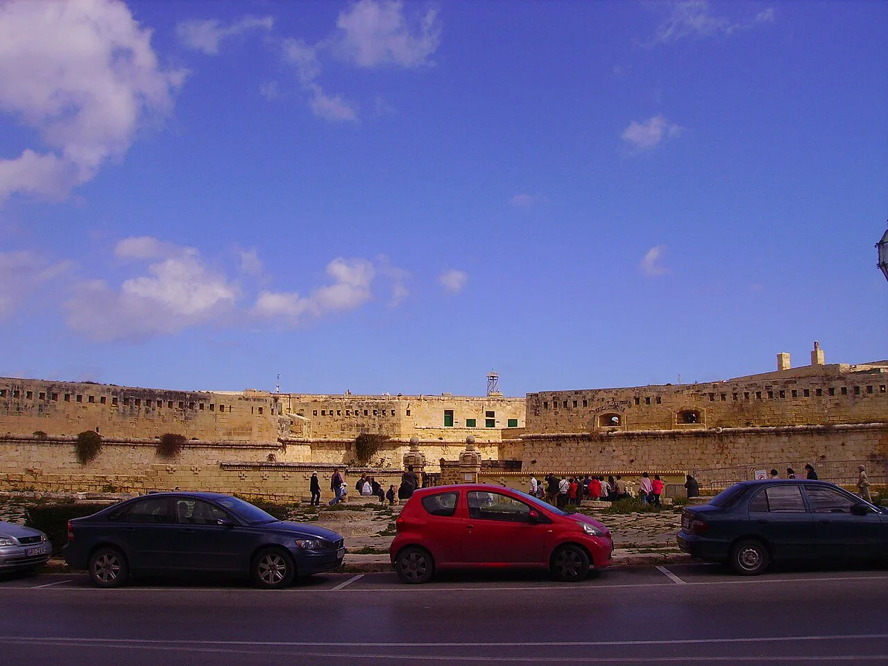 The bastions of Fort St Elmo in Valletta.
