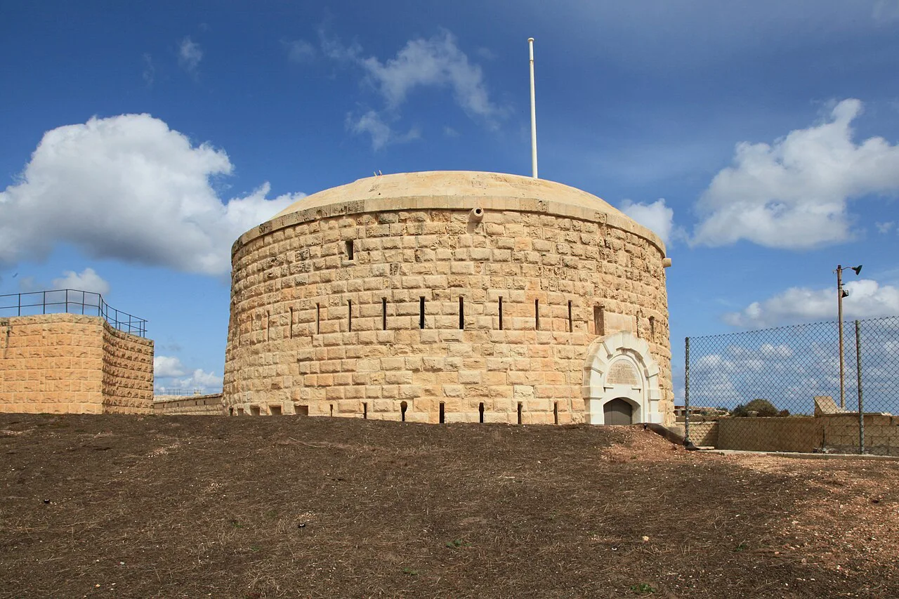 The round bastion of Fort Tigné in Sliema.