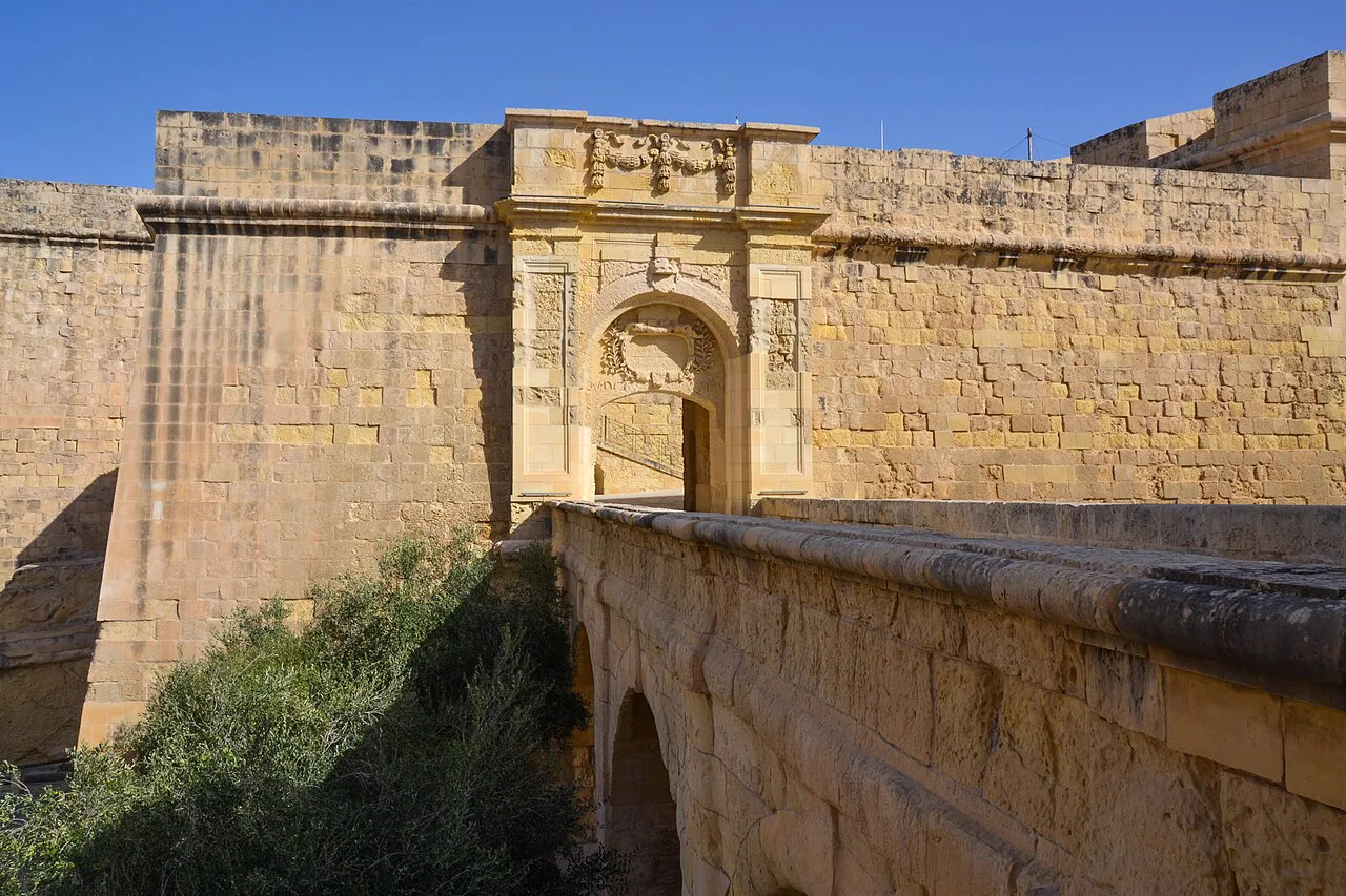 The Advanced Gate in Birgu's fortifications.