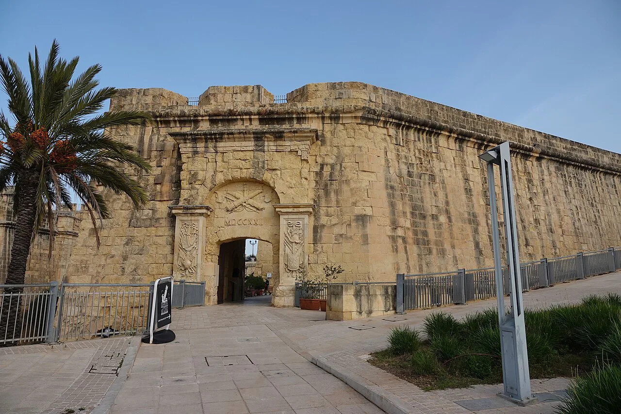 Couvre Porte, one of the fortified gates of Birgu.