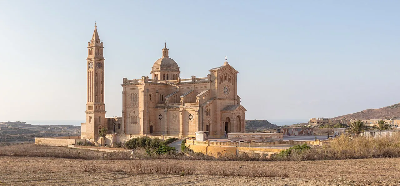 The Ta' Pinu basilica on Gozo.