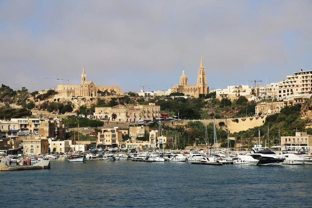 Mġarr harbour in Gozo.