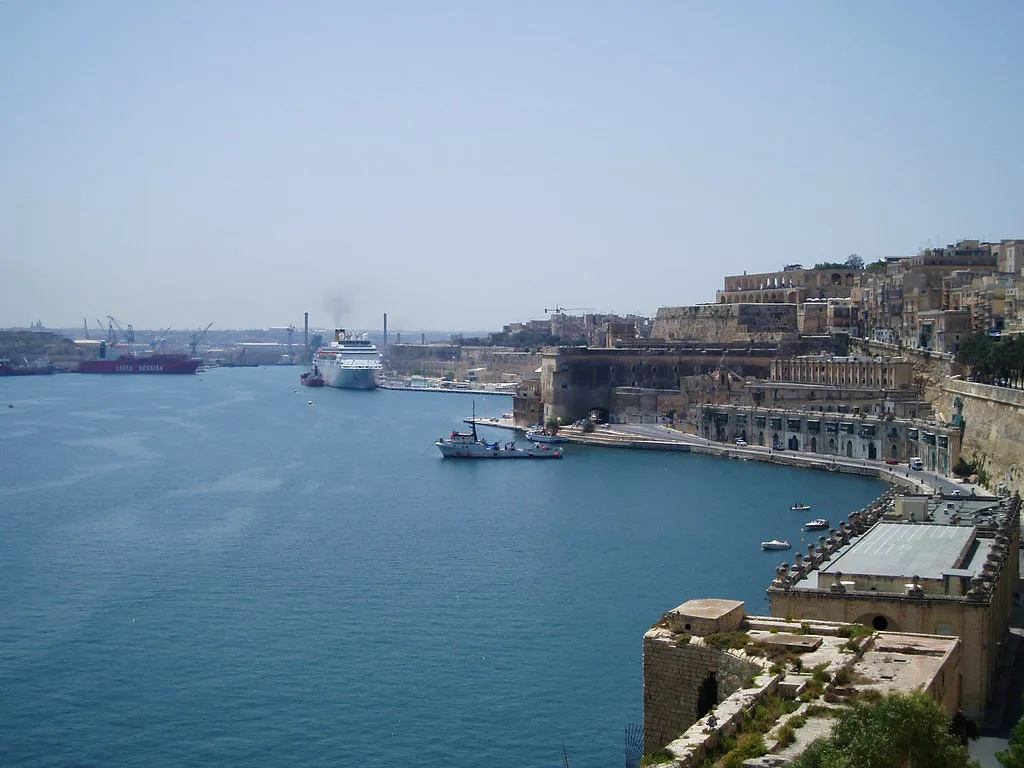 Grand Harbour seen from Valletta's bastions.