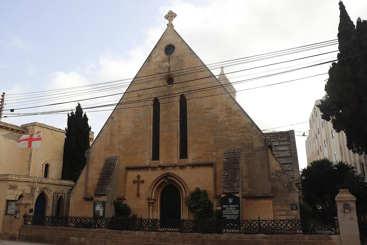The Anglican Holy Trinity Church in Sliema.