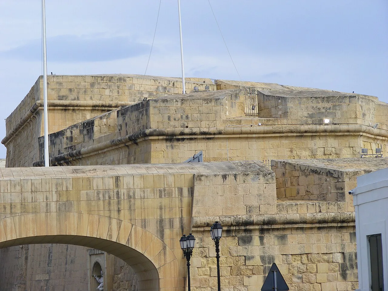 The bastions and main gate at Birgu.