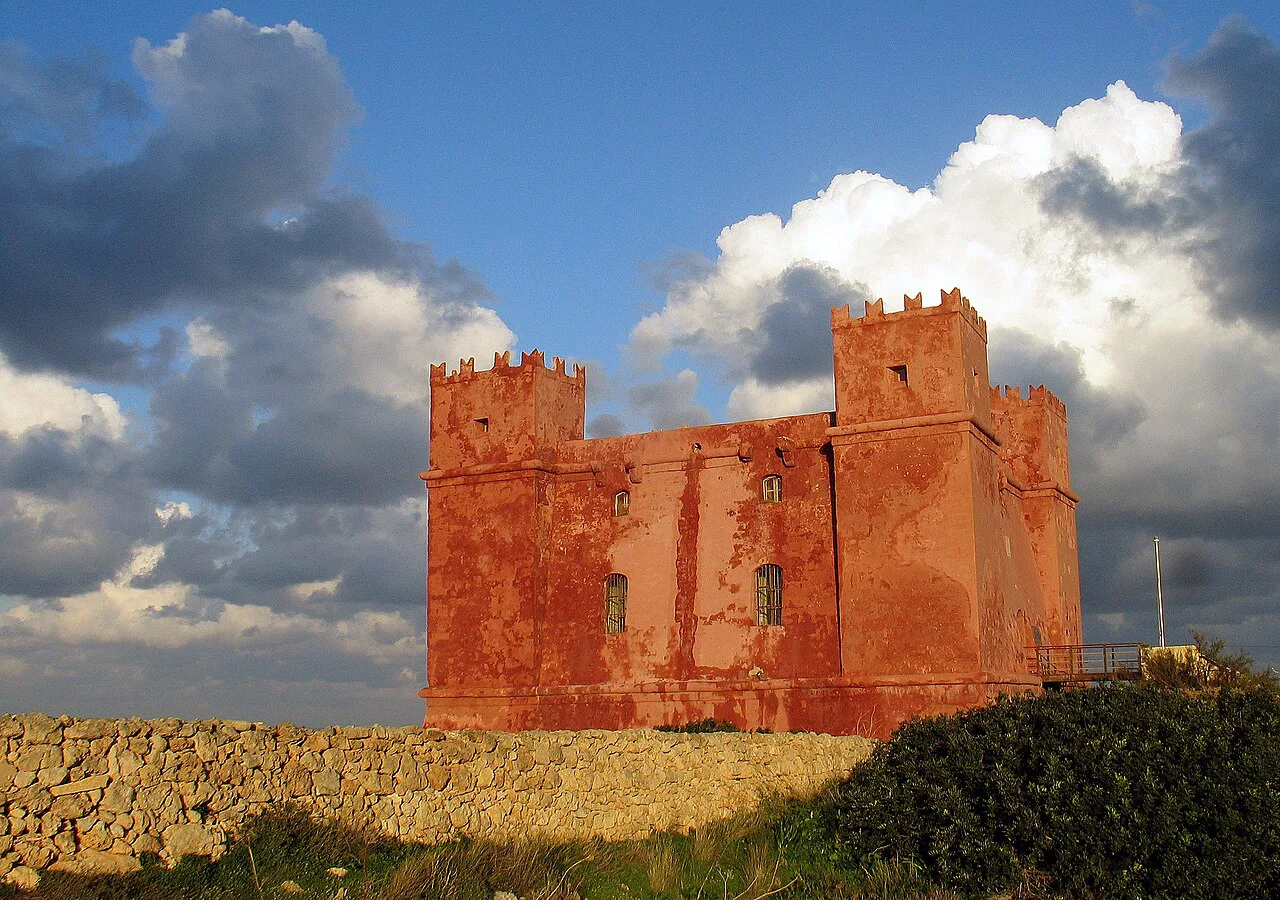 The Red Tower above Mellieħa.