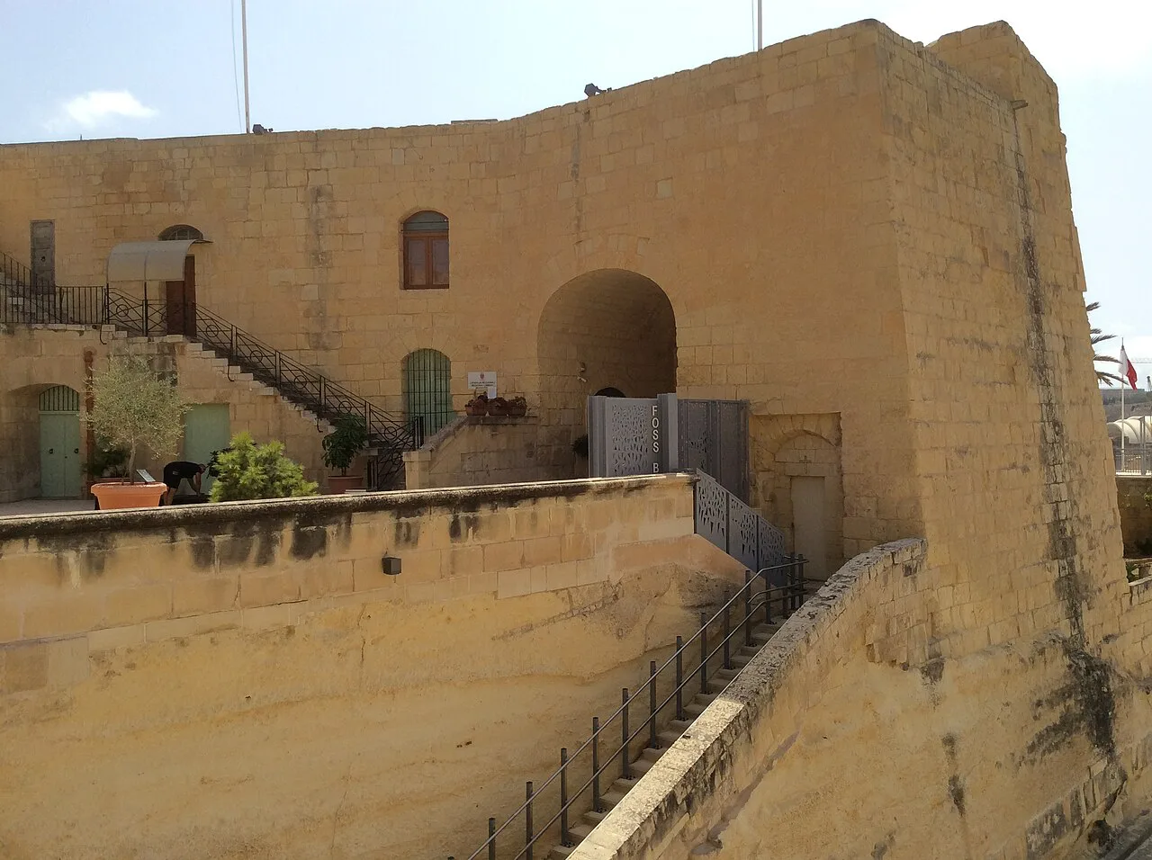 A bastion at Couvre Porte in the Cottonera Lines.