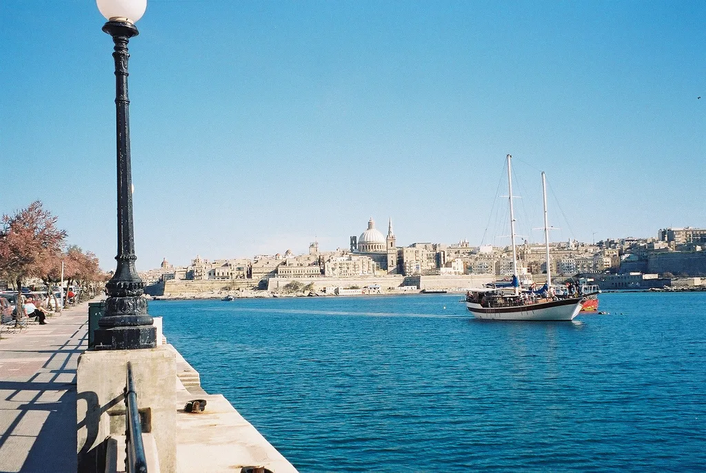 Valletta seen across the water from Sliema.