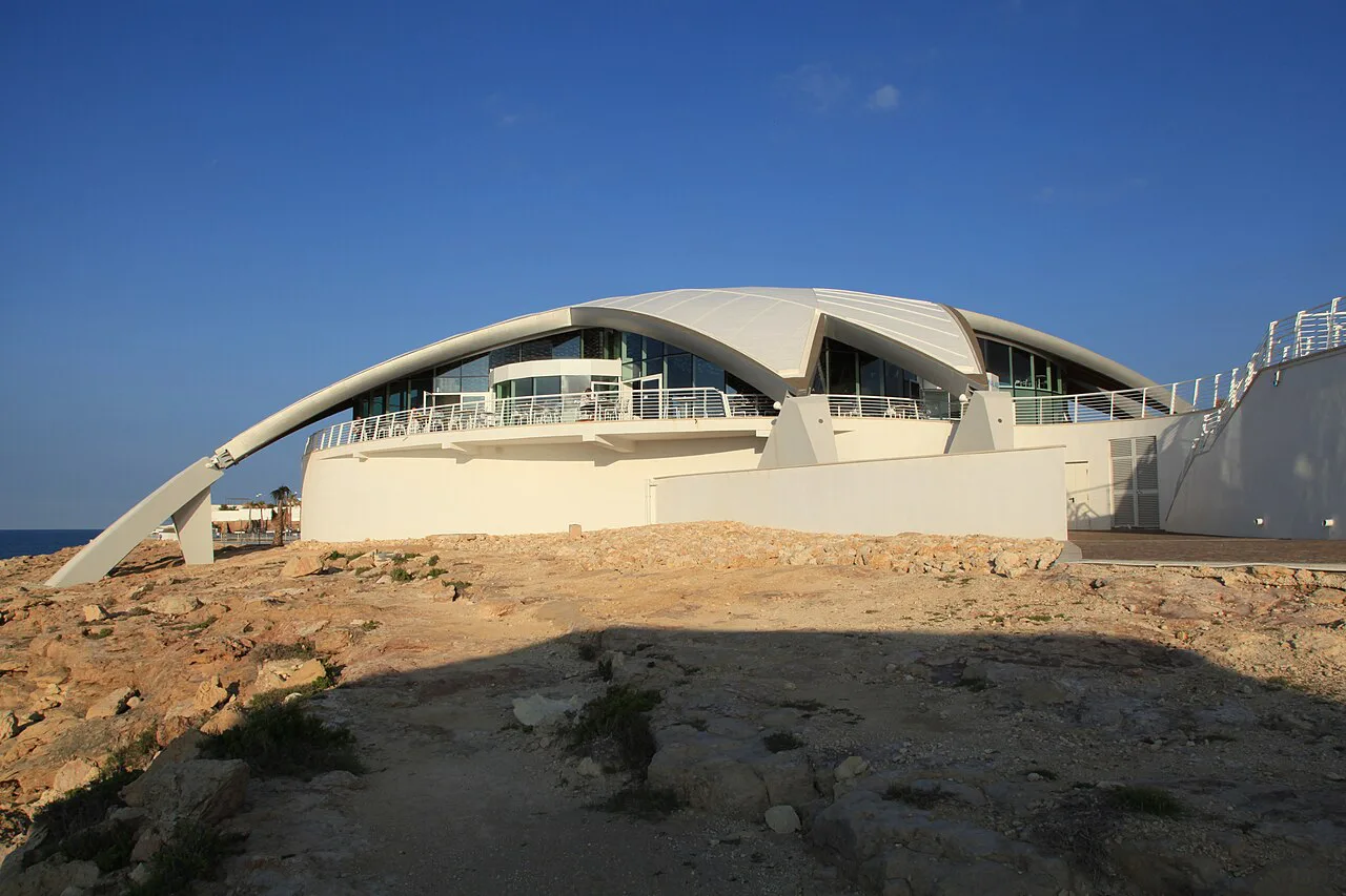 The Malta National Aquarium building in Qawra.