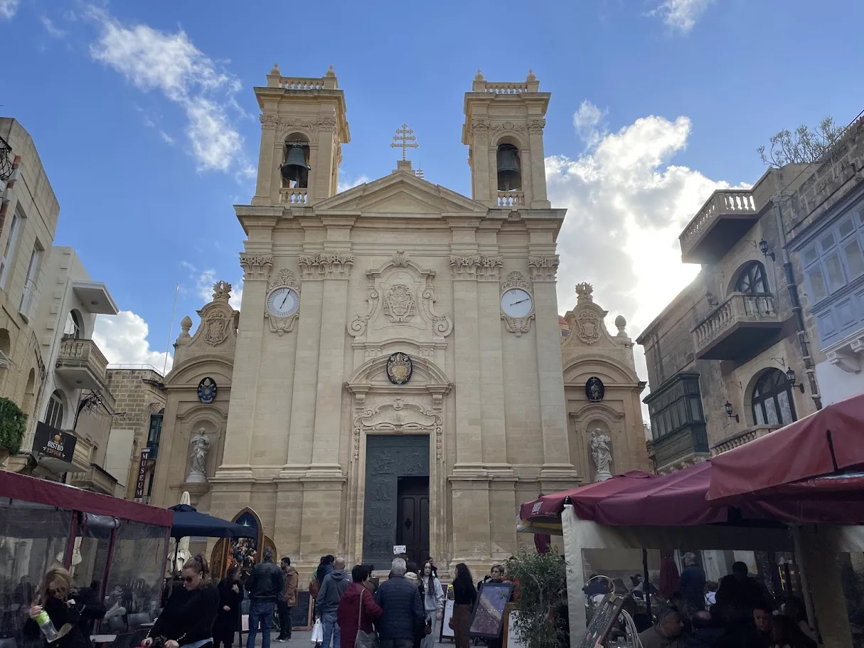 The Basilica of St George in Victoria, Gozo.