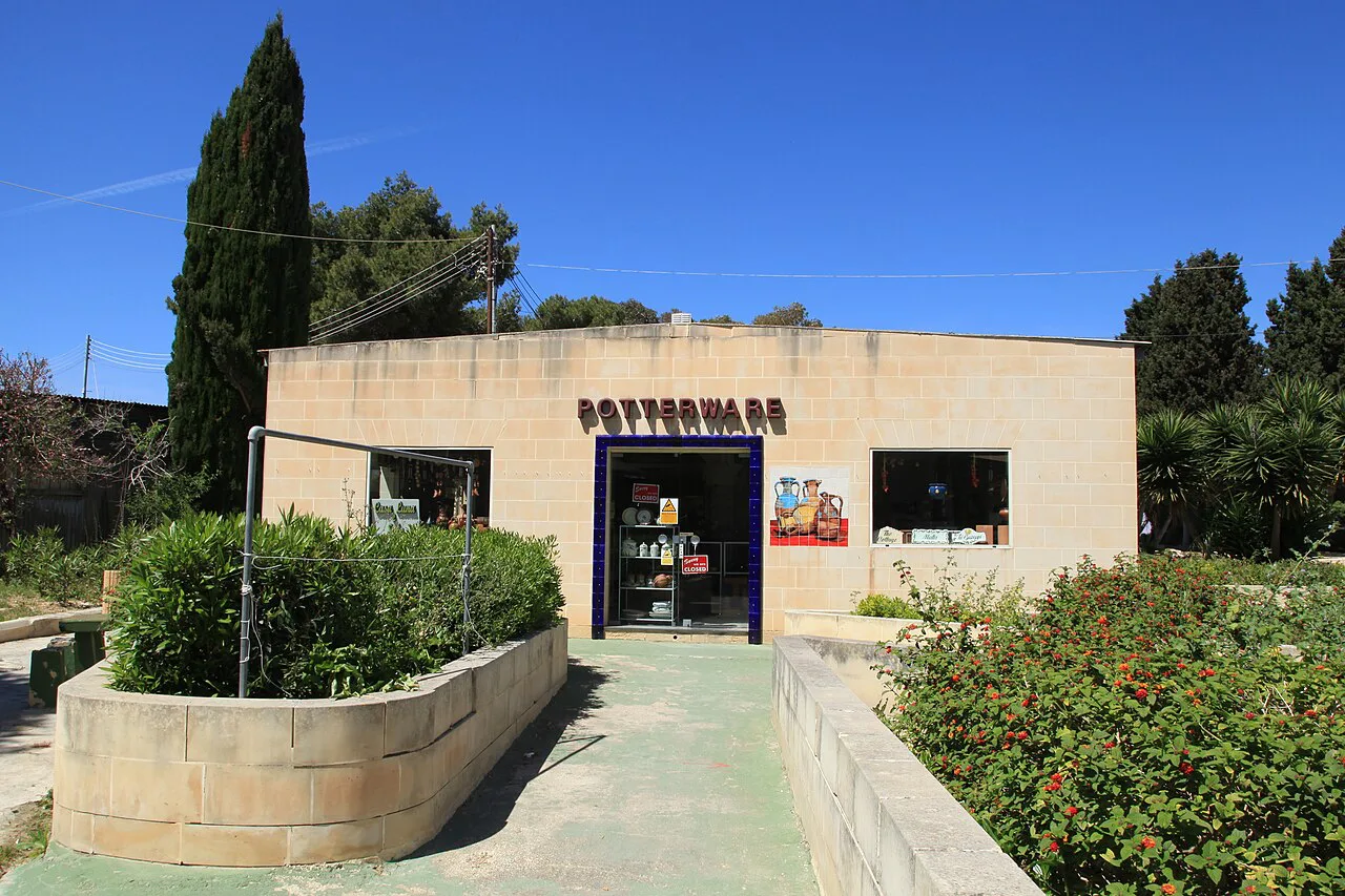 A building at Ta' Qali Crafts Village in Malta.