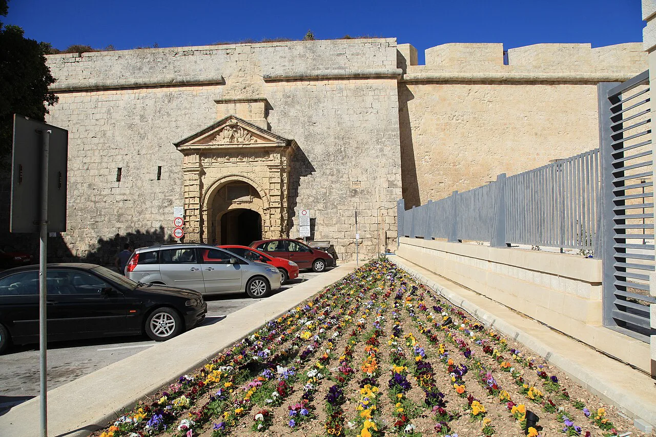 The inner Greek's Gate in Mdina.