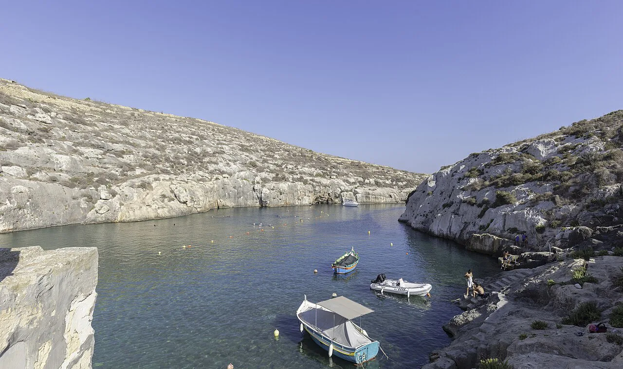 The Mġarr ix-Xini inlet on Gozo.