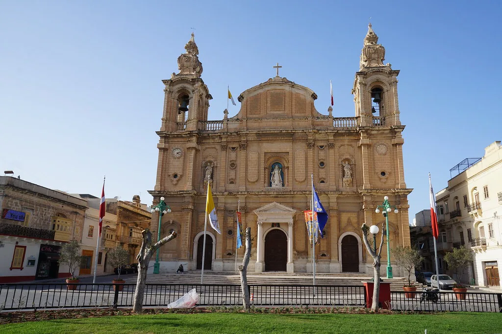 The parish church in Msida.