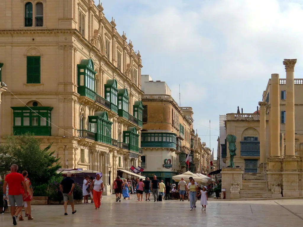 Republic Street in Valletta.