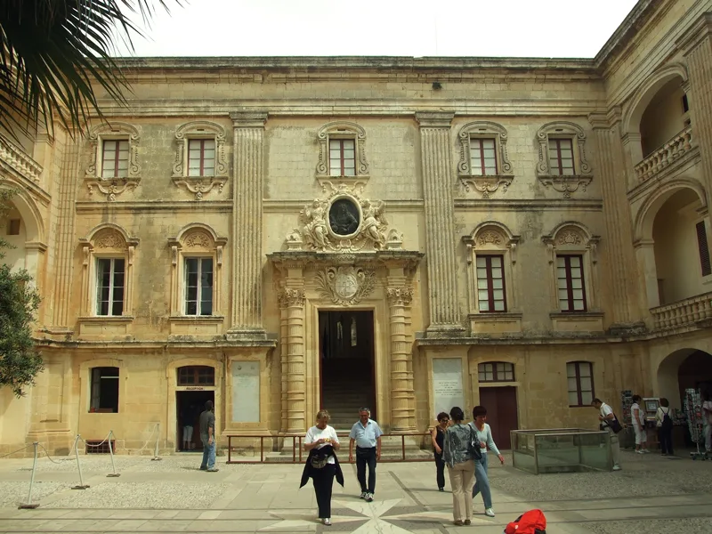 Vilhena Palace in Mdina, home of the National Museum of Natural History.