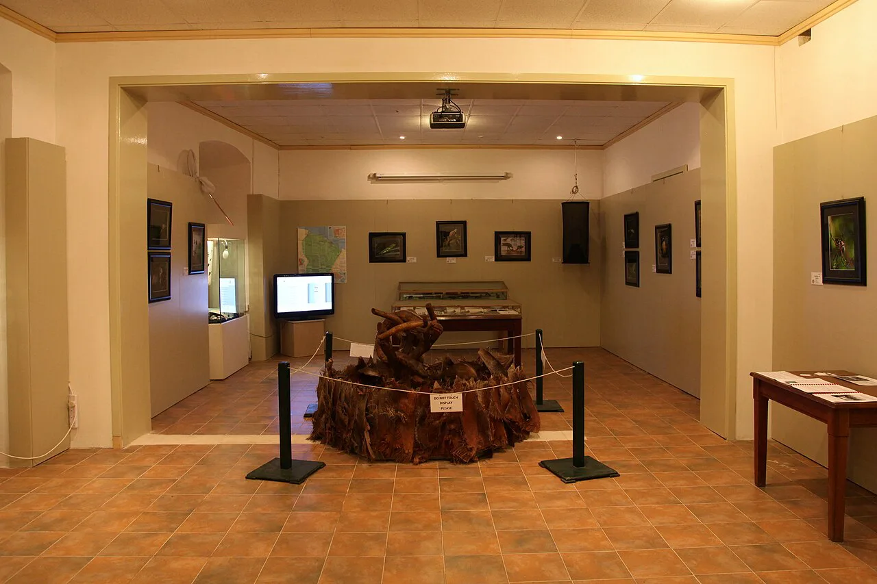 An exhibition room in the Vilhena Palace, Mdina.