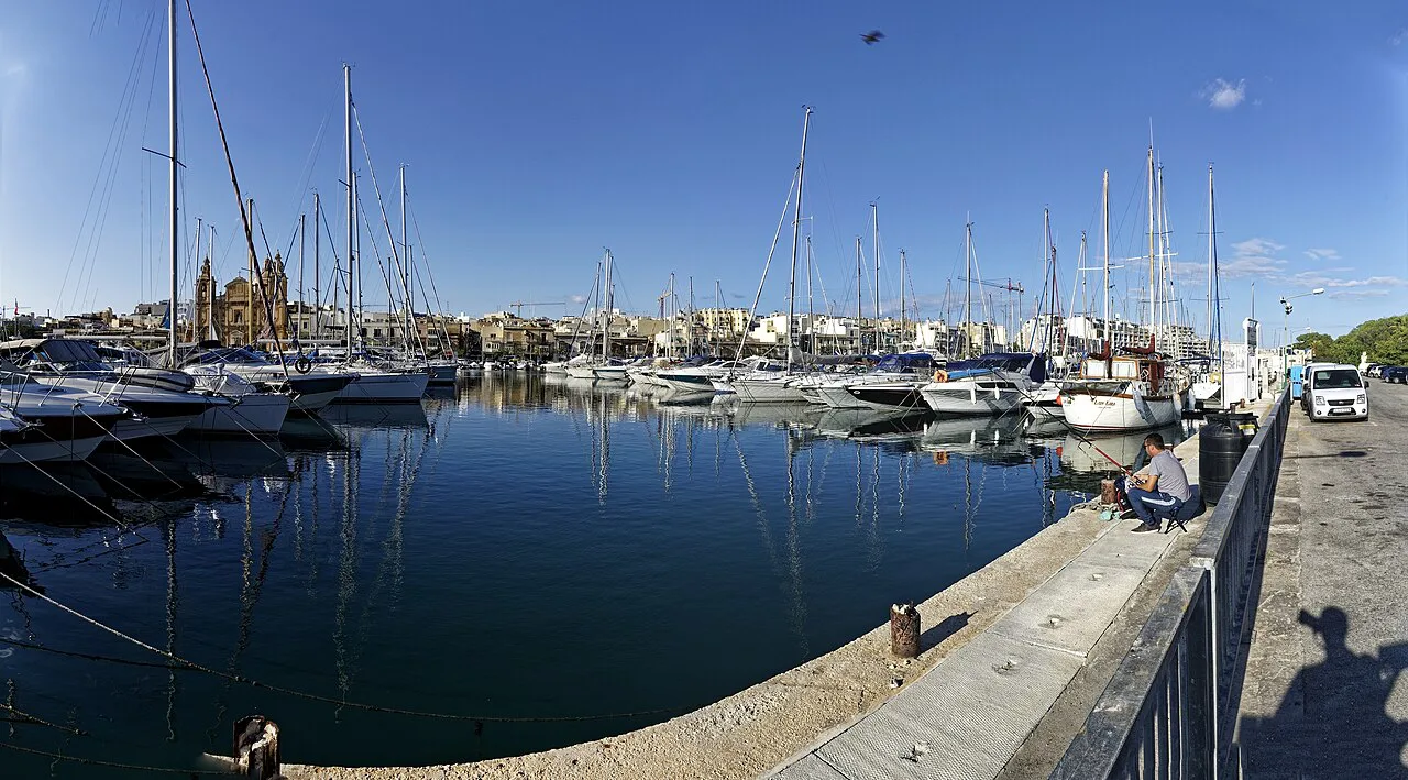 Marsamxett Harbour marina at Pietà.