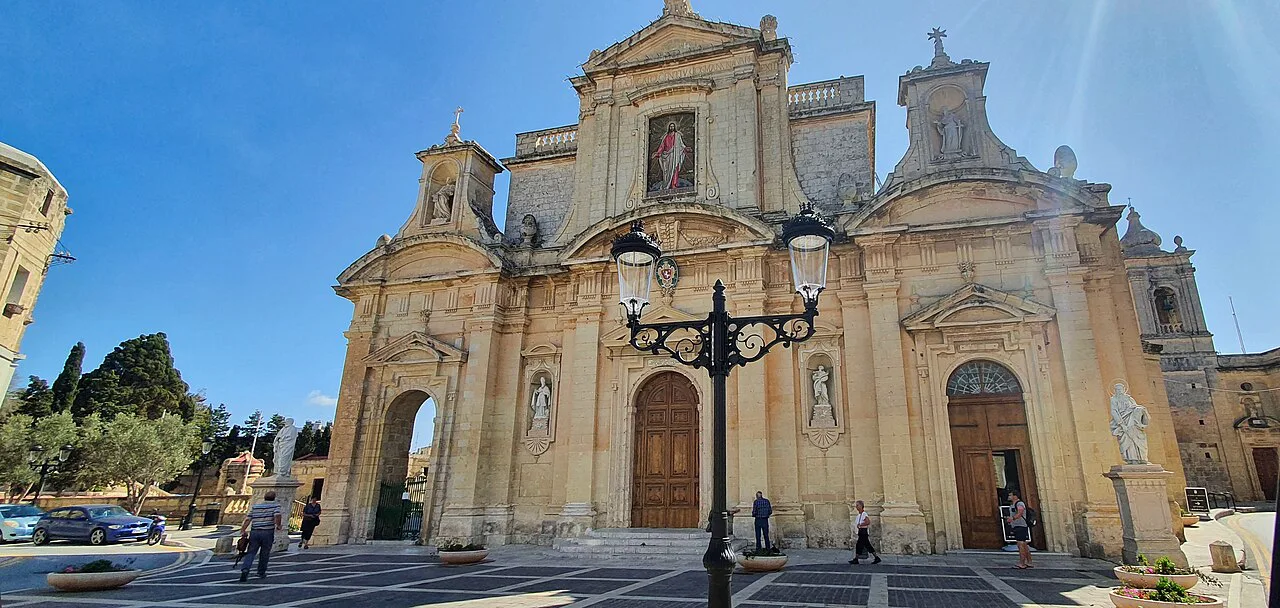 The Basilica of St Paul in Rabat.