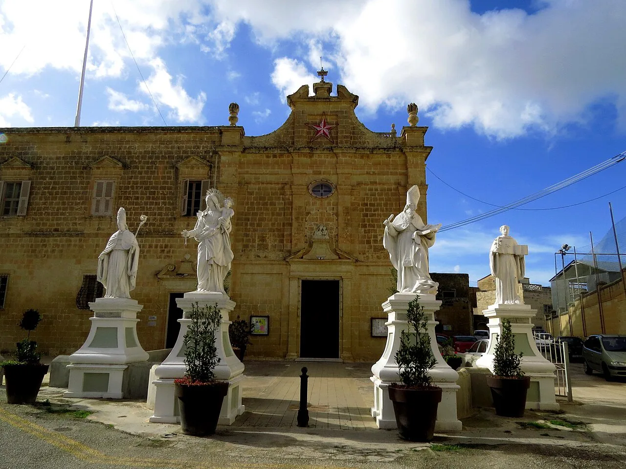 The Church of St Augustine in Victoria, Gozo.