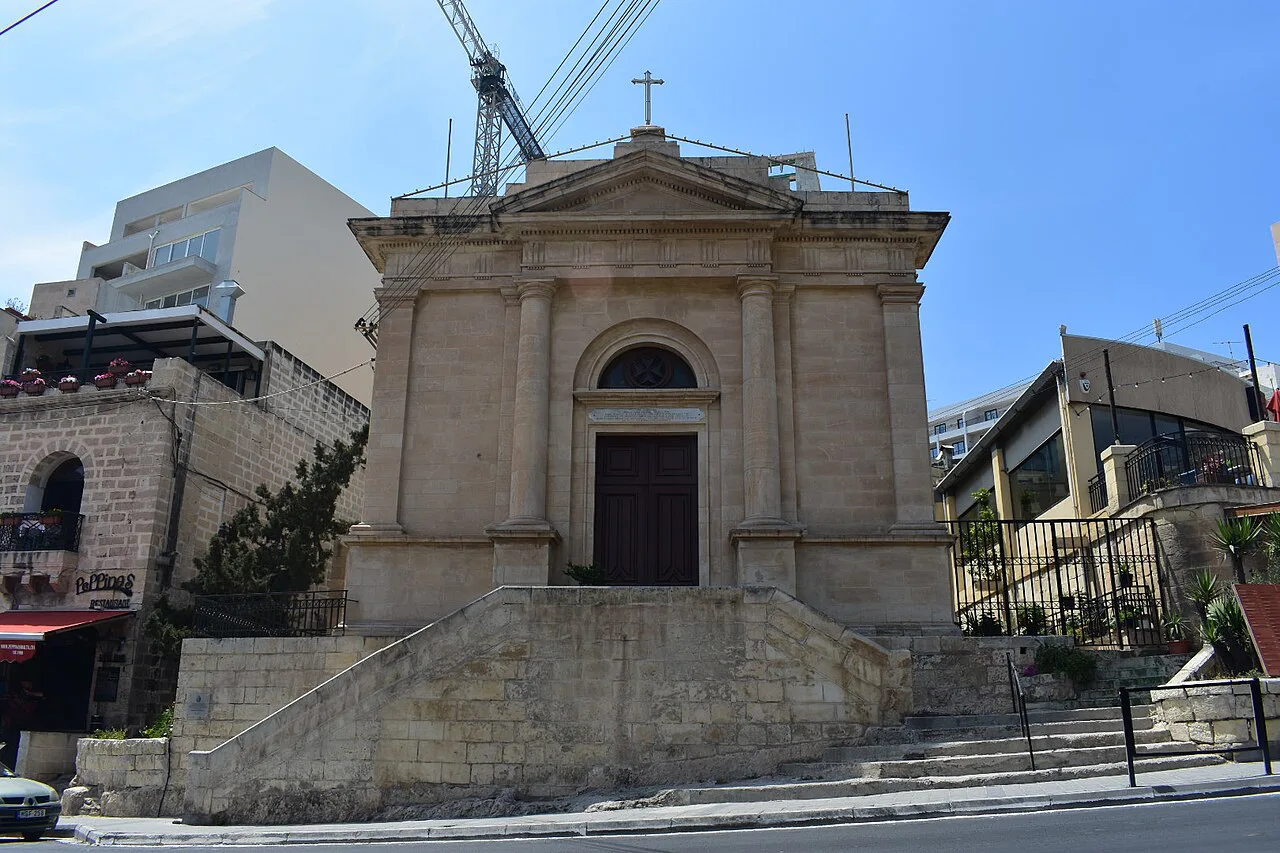 A small church in St Julian's.