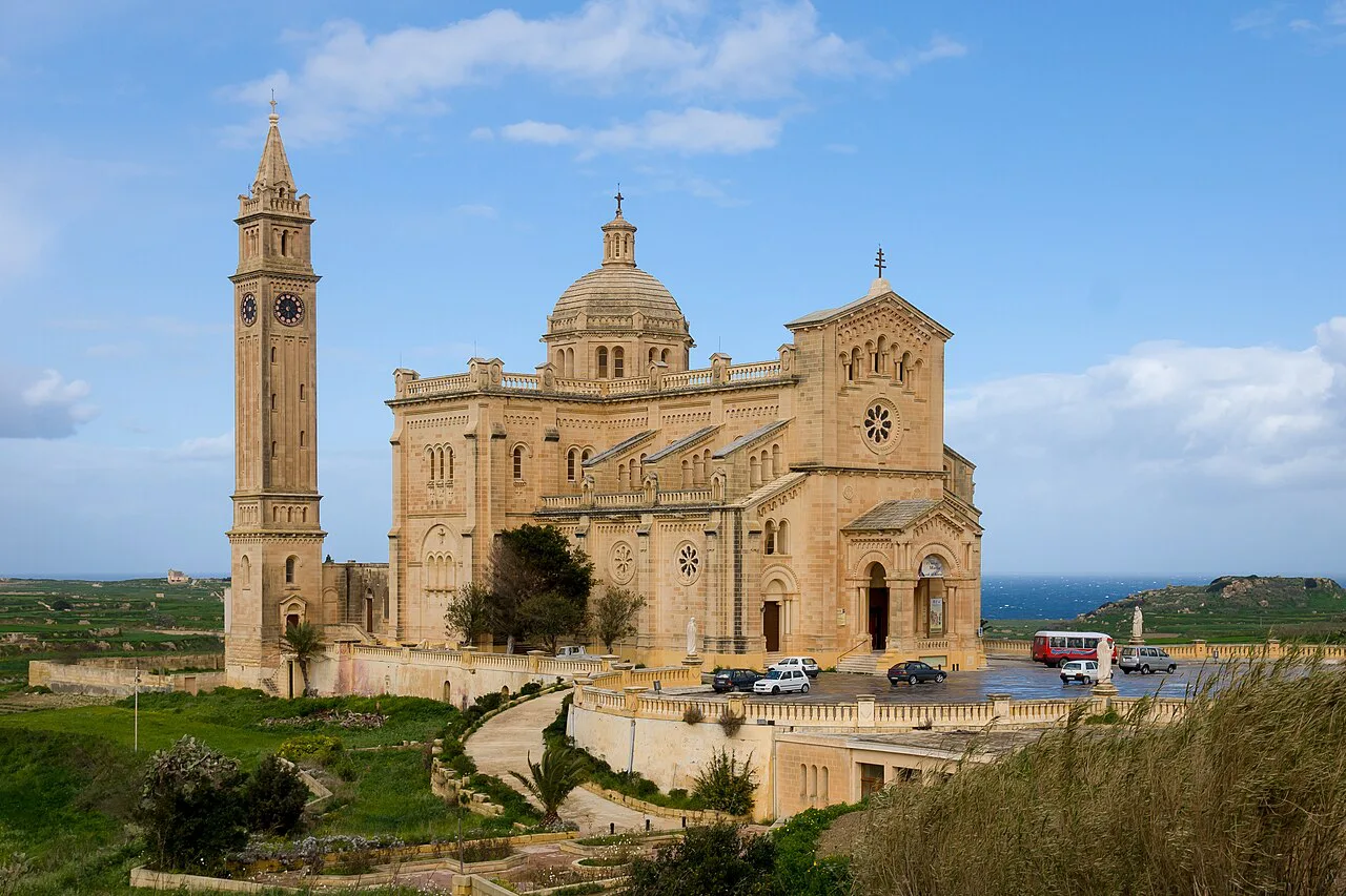 The Ta' Pinu Basilica on Gozo.