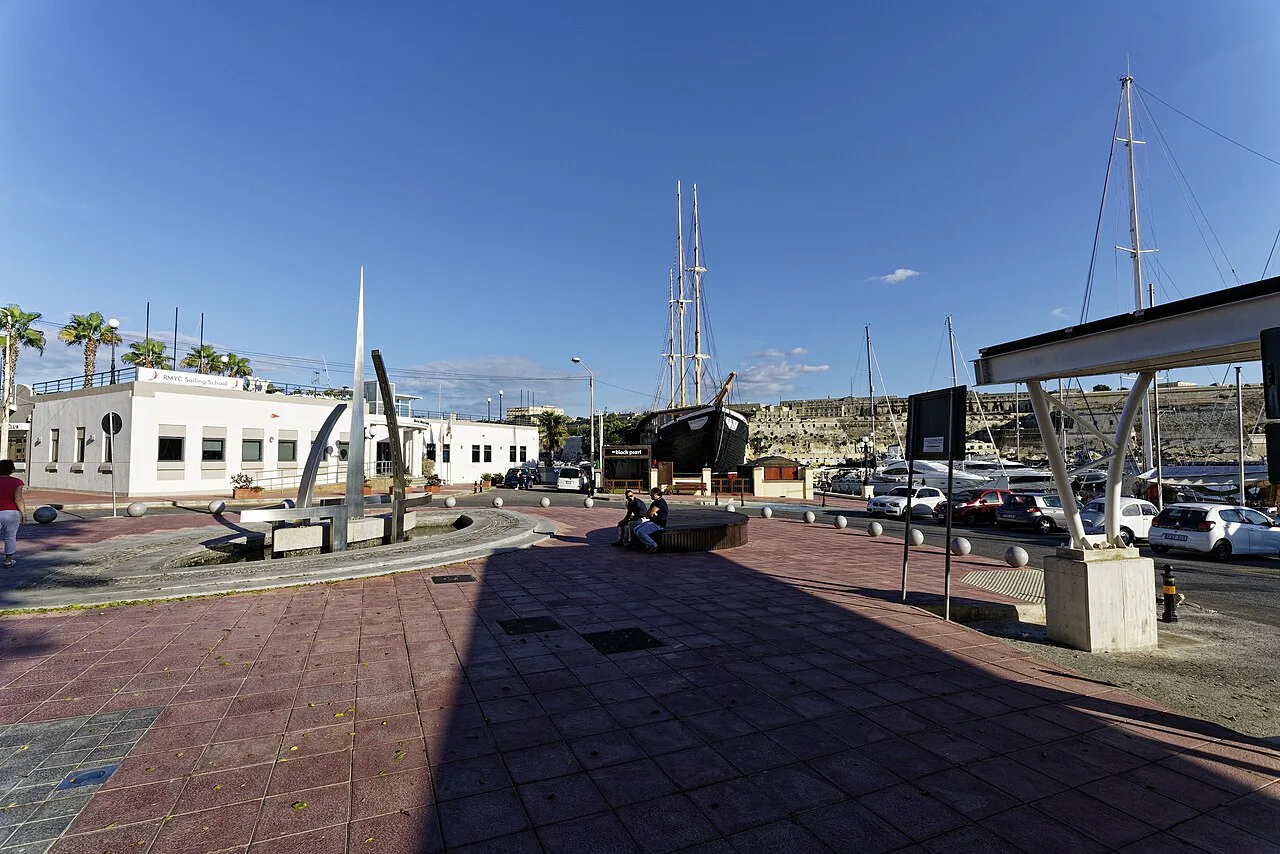 The Royal Malta Yacht Club waterfront at Ta' Xbiex.