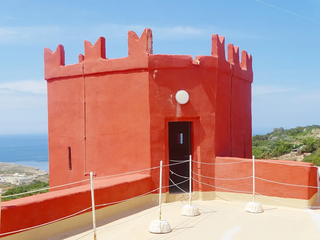 The Red Tower above Mellieħa.